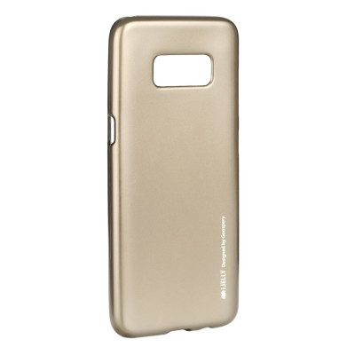 Силиконови гърбове Силиконови гърбове за Samsung Силиконов гръб ТПУ MERCURY iJelly Metal Case за Samsung Galaxy S8 Plus G955 златист